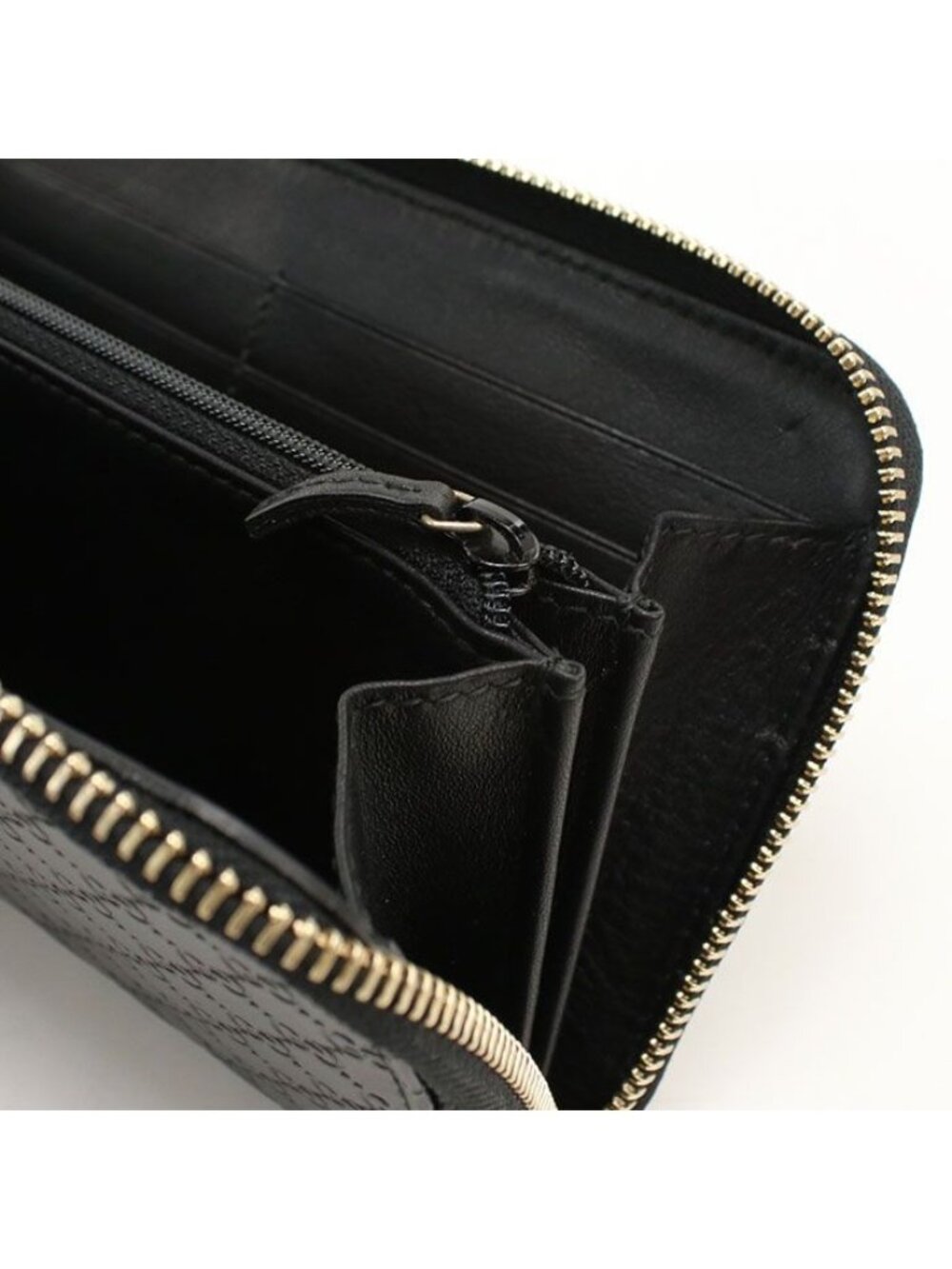 Gucci Micro Guccissima Wallet Zip Around Leather - Picture 6 of 7